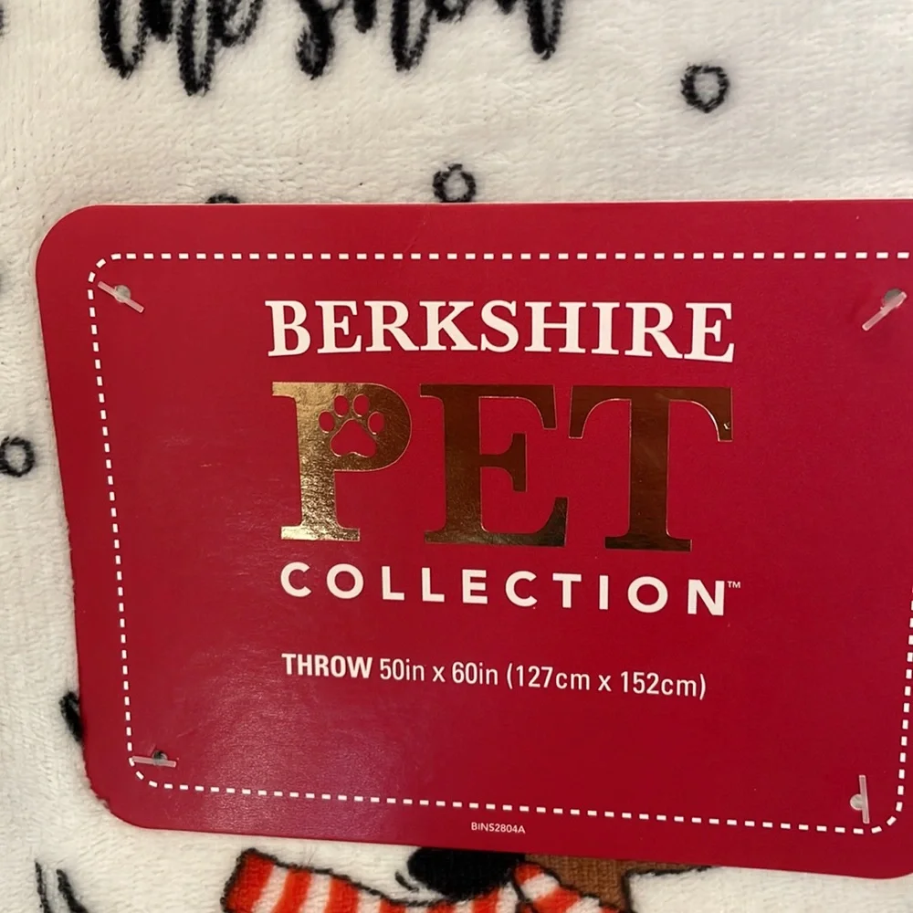 Dachshund themed throw blanket.